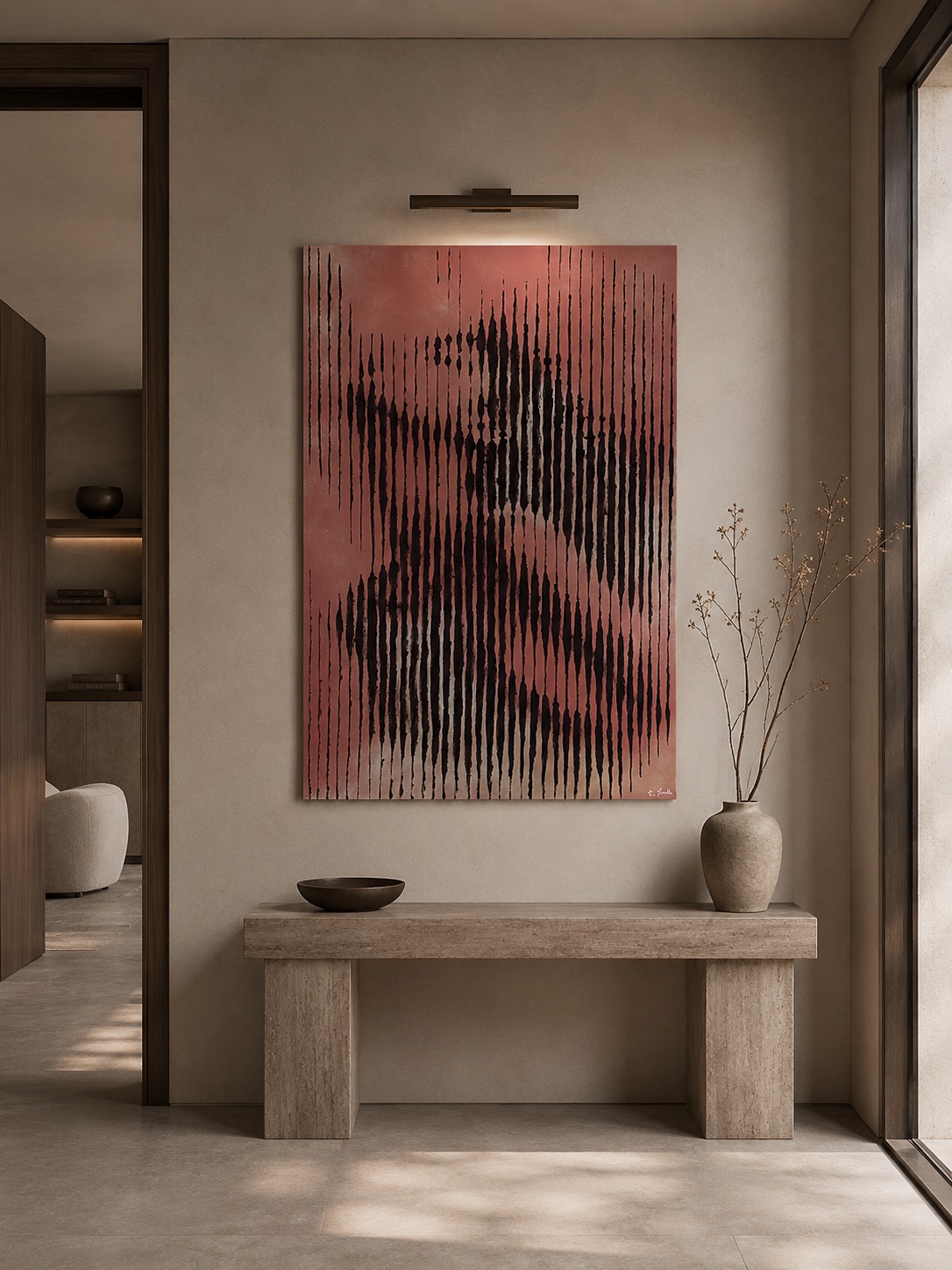 Feel shown in an interior